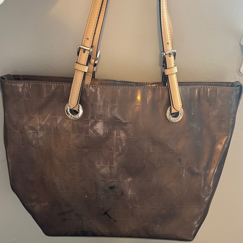 Michael Kors Dark Brown Tote Bag